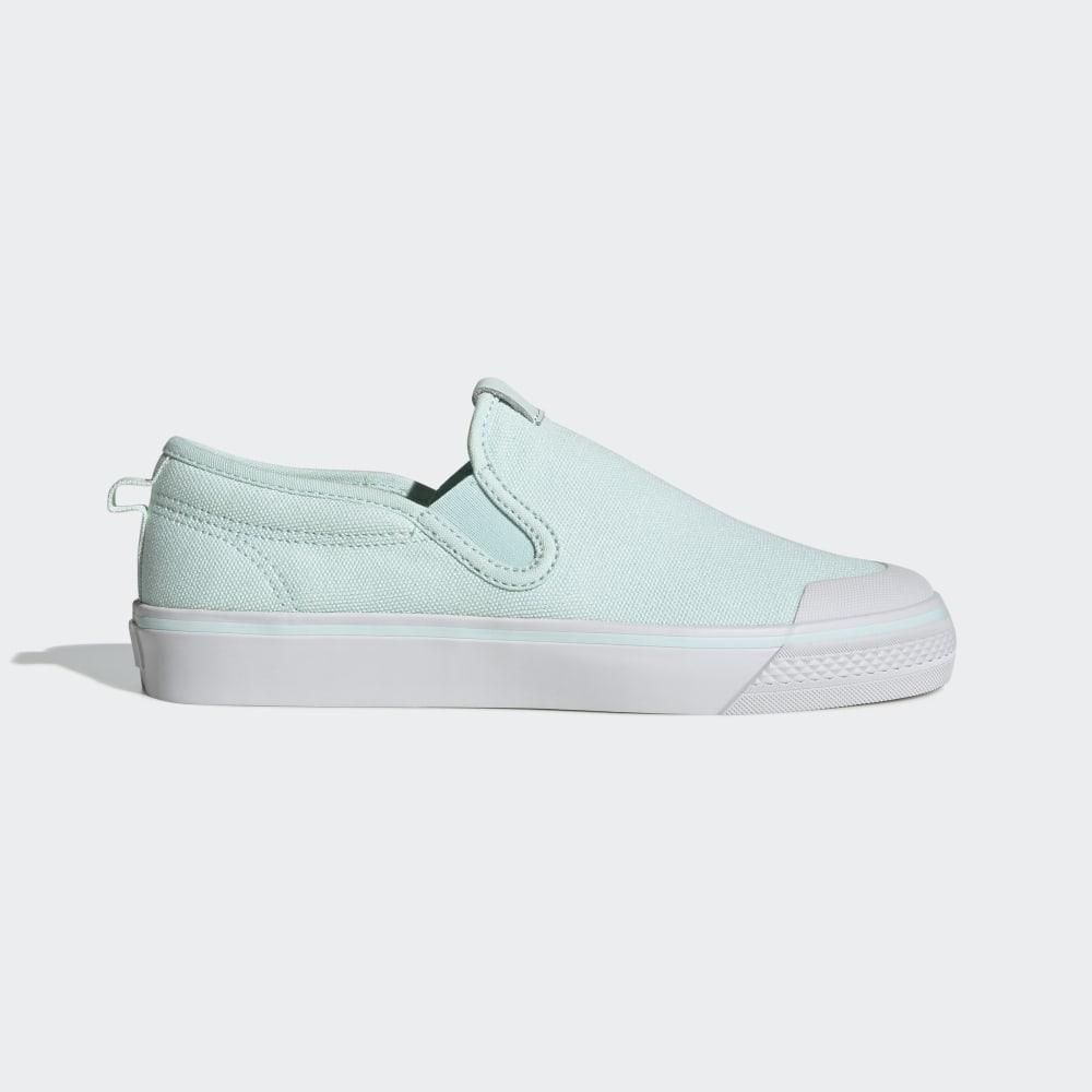 Slip On Adidas Nizza Dama Romania - Verde Menta/Albi F34910